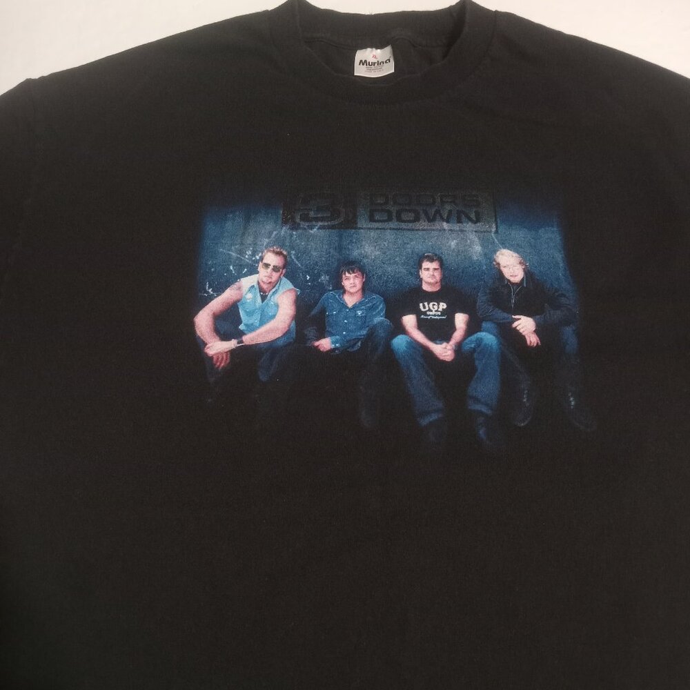 3 Doors Down VTG Made in USA Single Stitch LS T Shirt Size XL Murina Tag